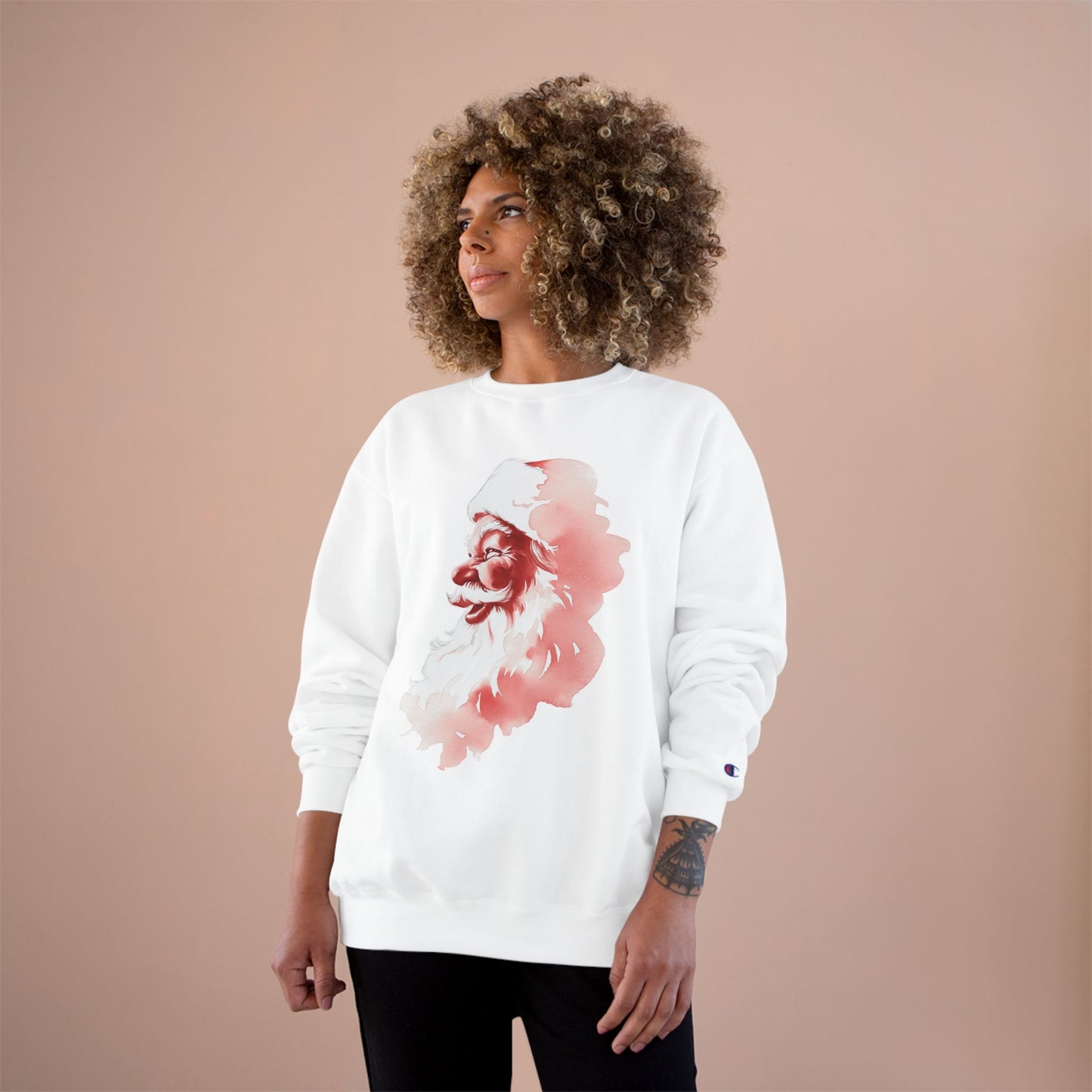 Champion Sweatshirt - The True Santa Mom and Dad Unisex Design
