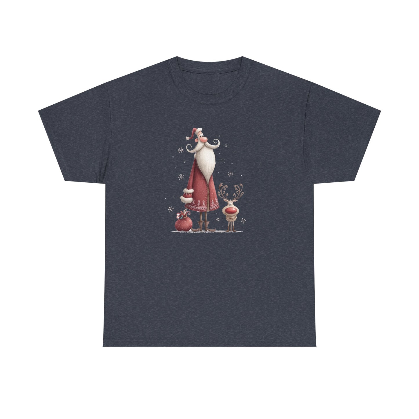 Christmas Cheer Unisex Heavy Cotton Tee, Holiday Gift