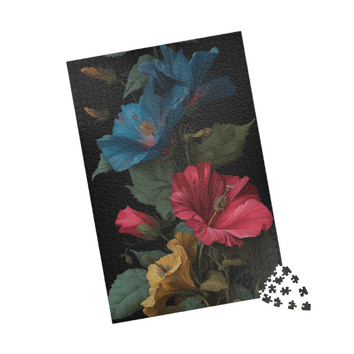 Floral Puzzle Collection: 110, 252, 520, 1014-piece, Art Therapy, Home Decor, Gift Idea, Family Fun, Relaxation, Puzzle Enthusiast
