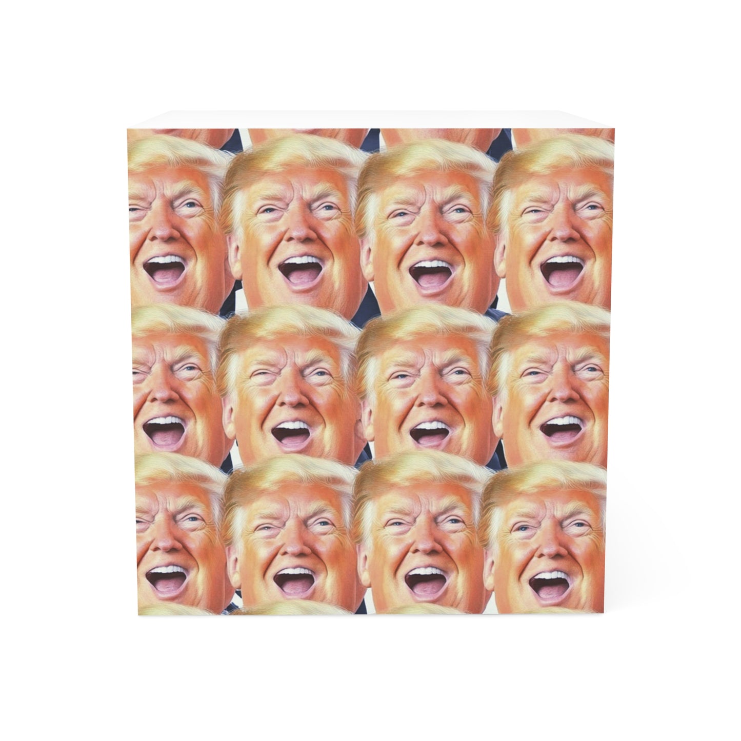 Donald Trump Funny Note Cube, Humor Desk Accessories, Office Supplies, Gift for Politics Lovers, Unique Home Decor, Party Favors, Gag Gifts