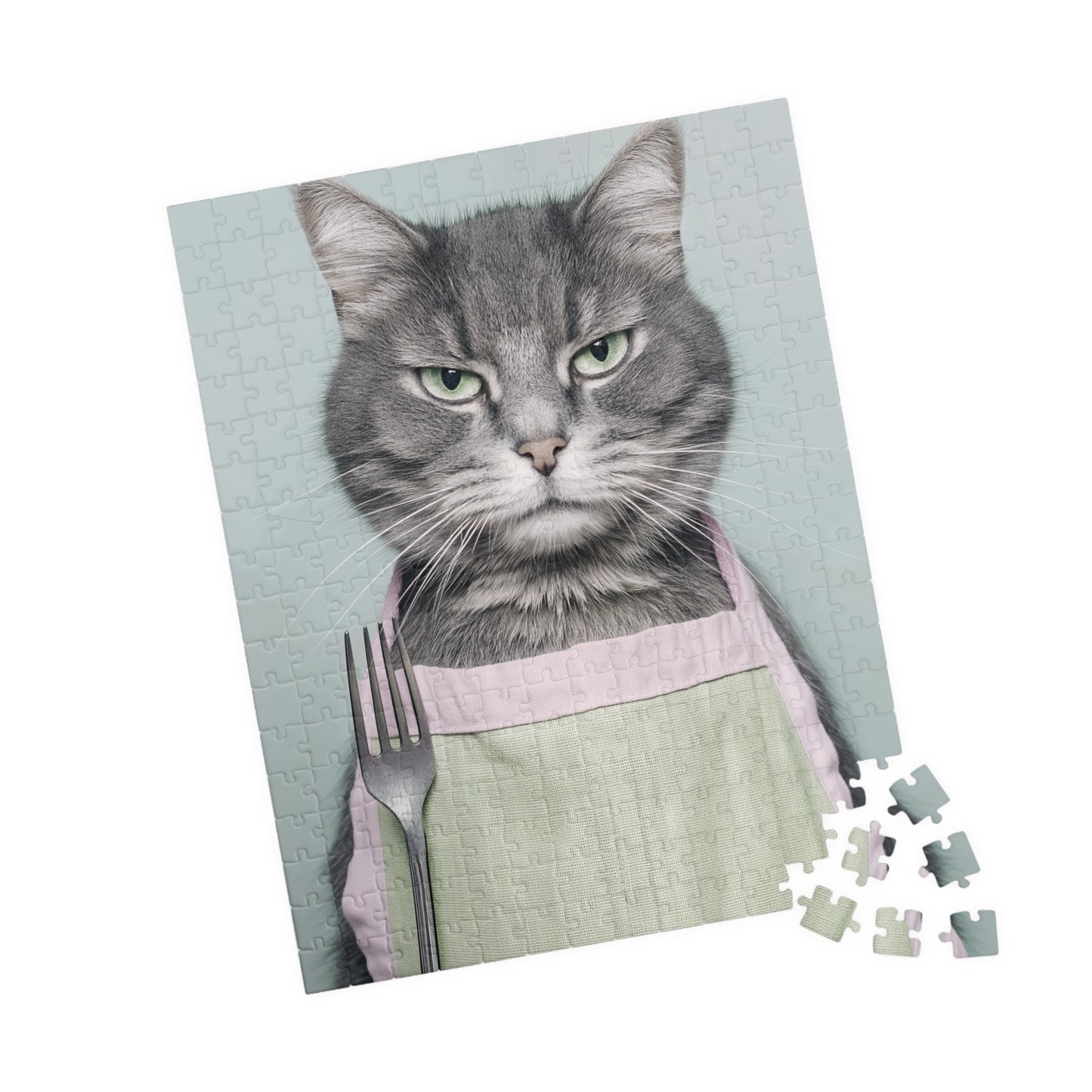 Whimsical Cat-Themed Puzzle, Fun Family Activity, Feline Gift, Cat Lover Décor, Unique Home Entertainment, Playful Challenge