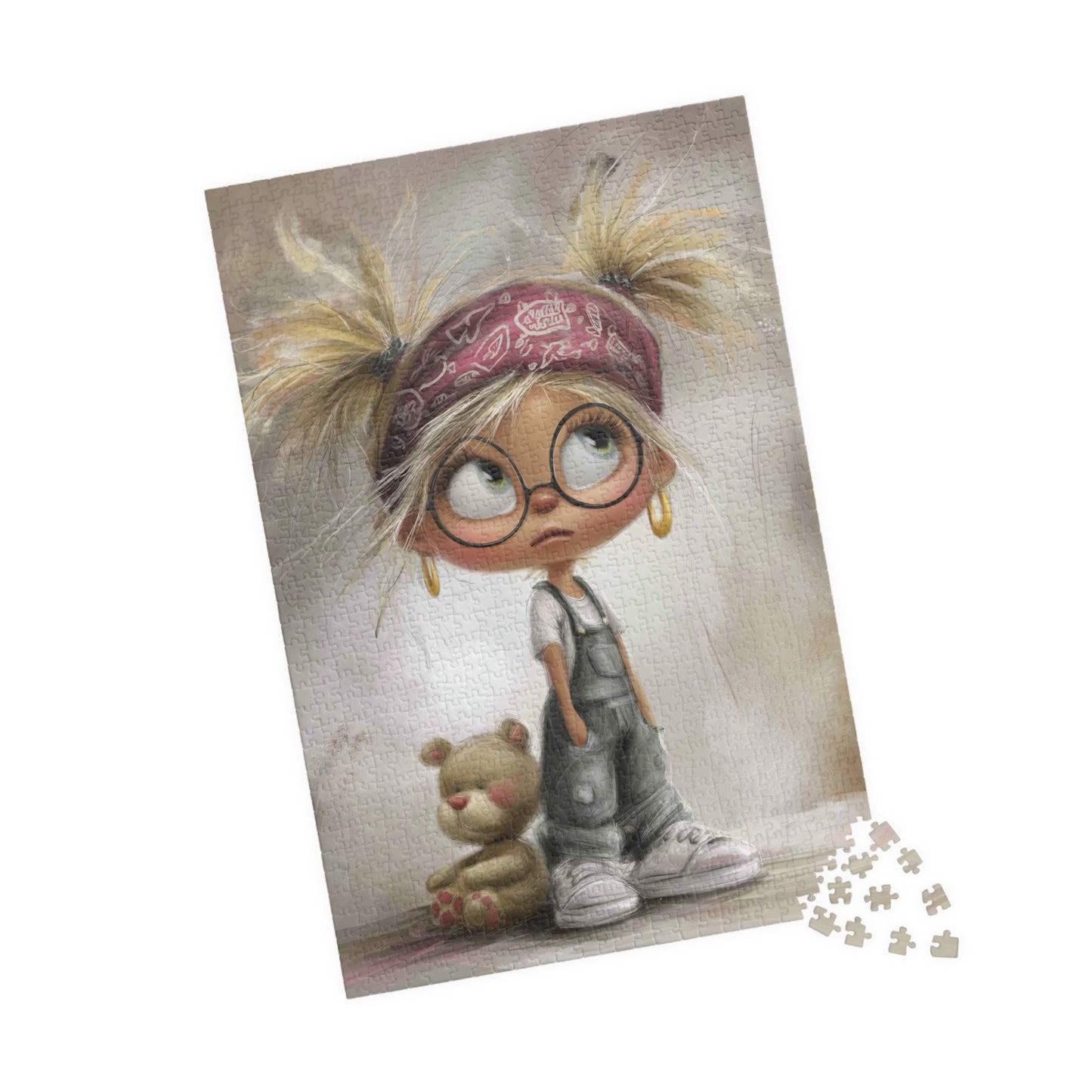 Charming Artwork Puzzle, Fun Family Activity, Gift for Kids, Unique Home Decor, Stress Relief Puzzle
