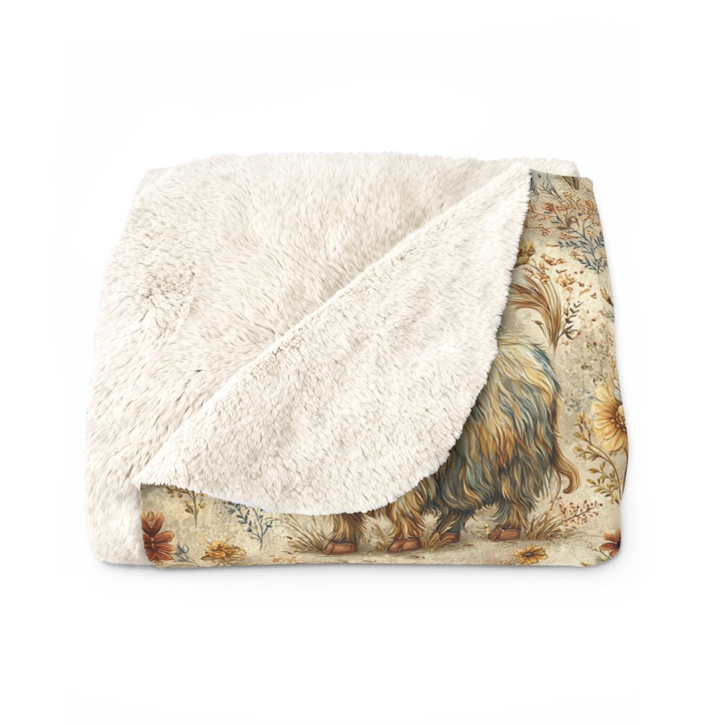 Cozy Farm Animal Sherpa Fleece Blanket - Warm Throw for Home, Personalized Gift, Couch Decor, Animal Lovers, Unique Home Accent