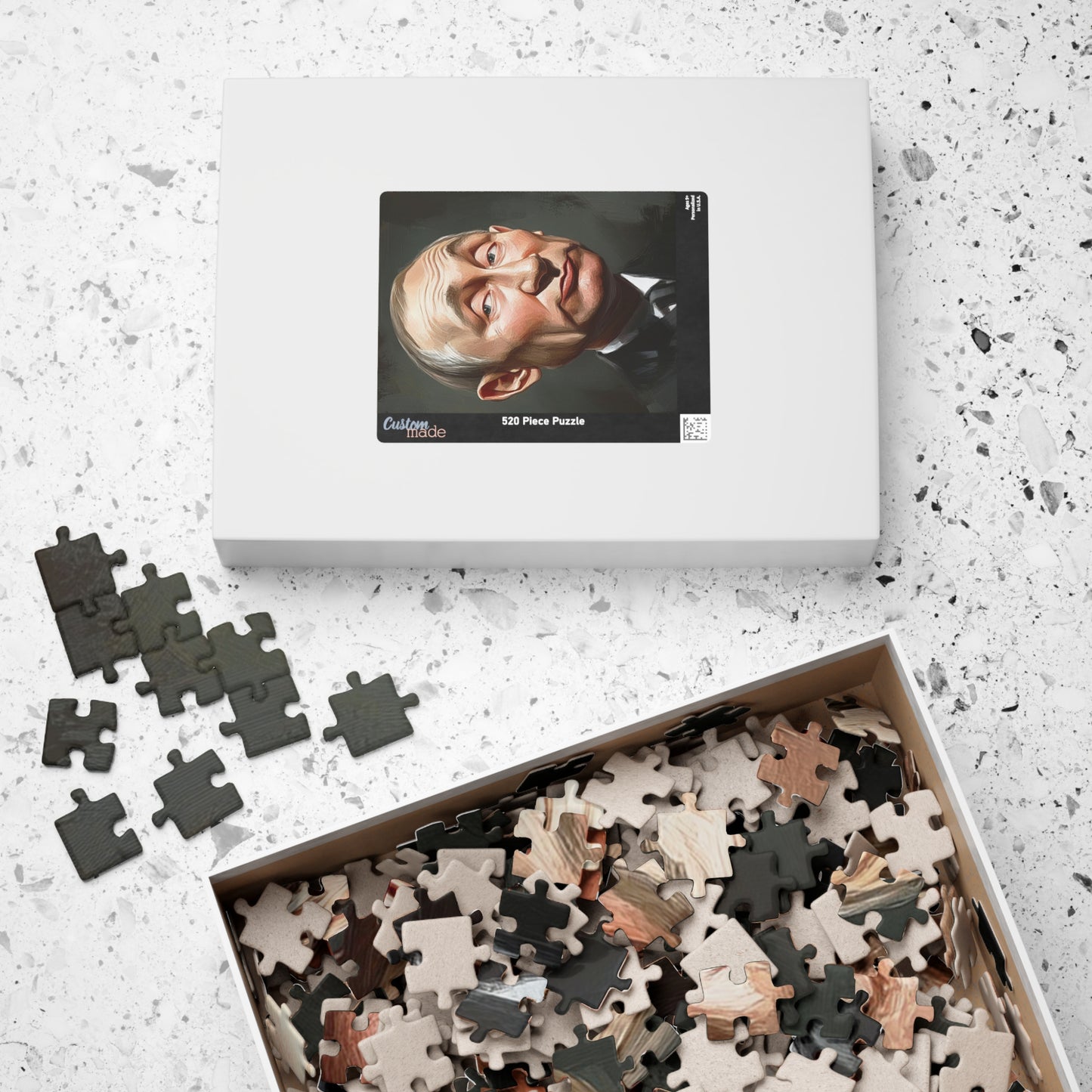 Unique Caricature Puzzle Featuring Iconic Artwork, Perfect Gift for Puzzle Lovers, Home Decor, Entertainment, Fun Family Activity