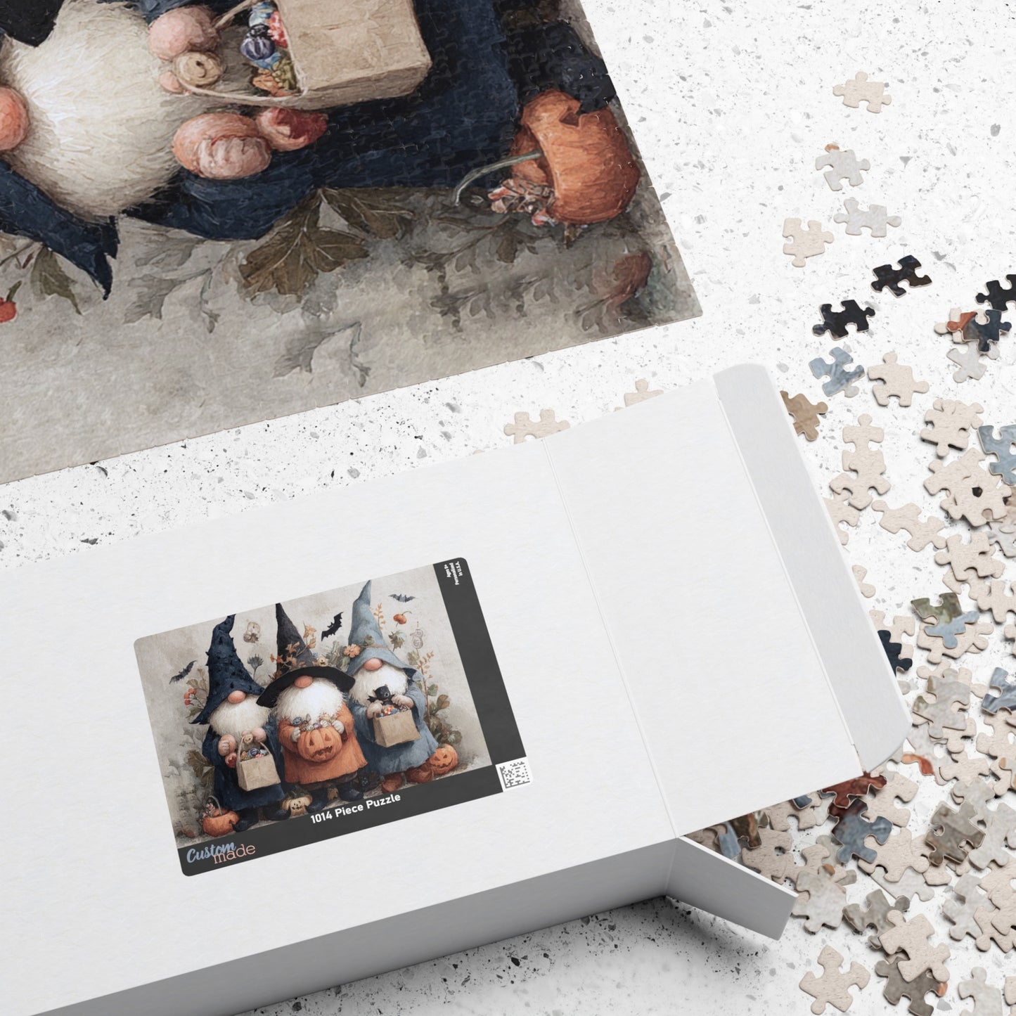 Halloween Gnome Puzzle - Seasonal Decor, Family Fun Activity, Perfect Gift for Fall Celebrations, Halloween Party, Cozy Nights In