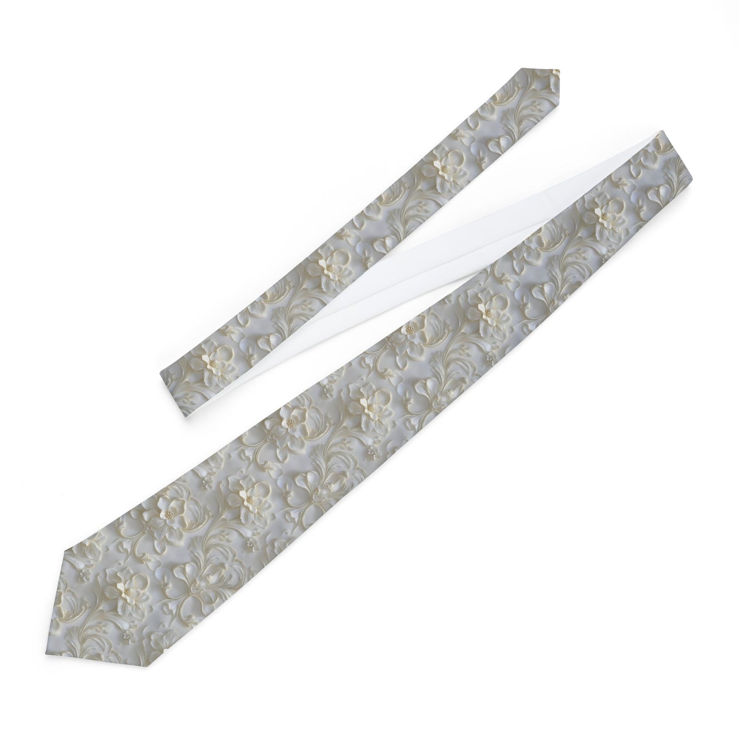 Elegant Floral Necktie for Formal Occasions, Wedding Accessory, Men’s Suit Tie, Stylish Gift for Him, Business Attire