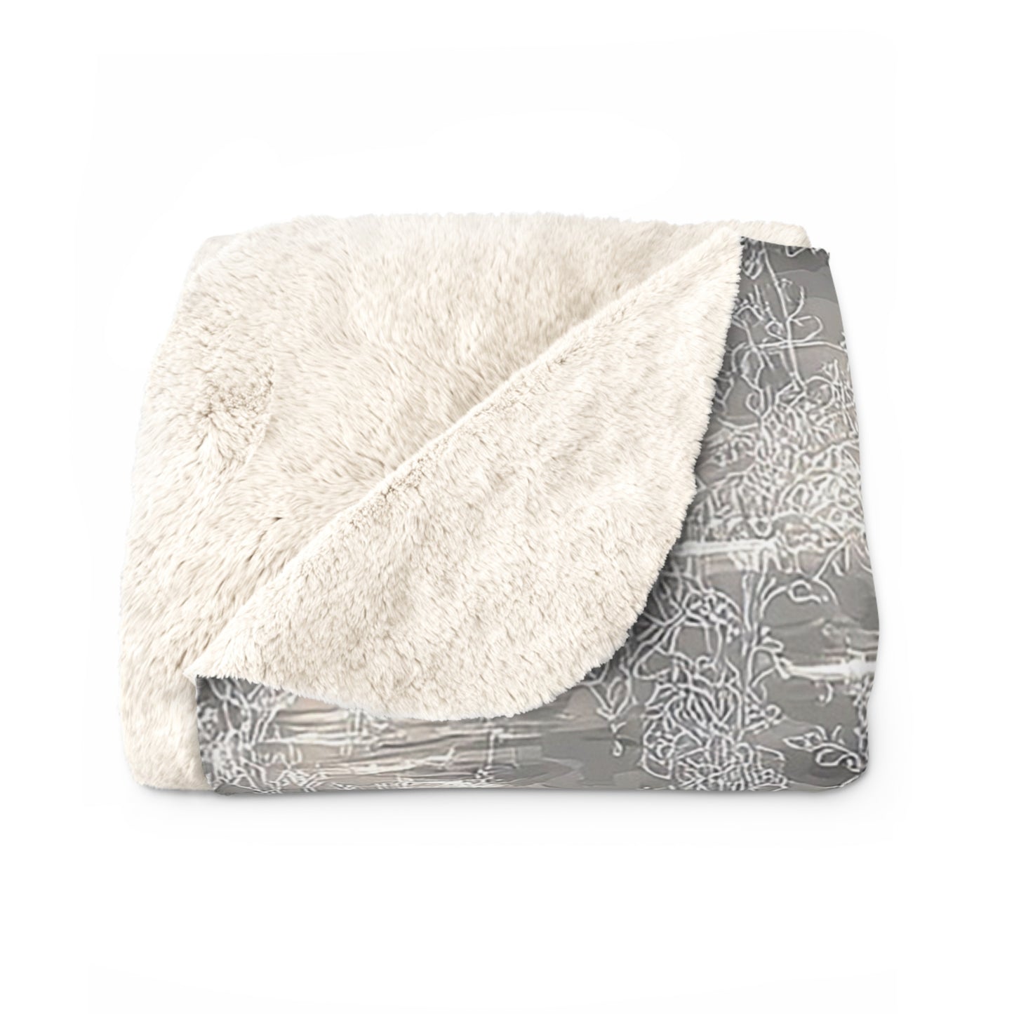 Silver Castles | Sherpa Fleece Blanket | Fantasy Gift