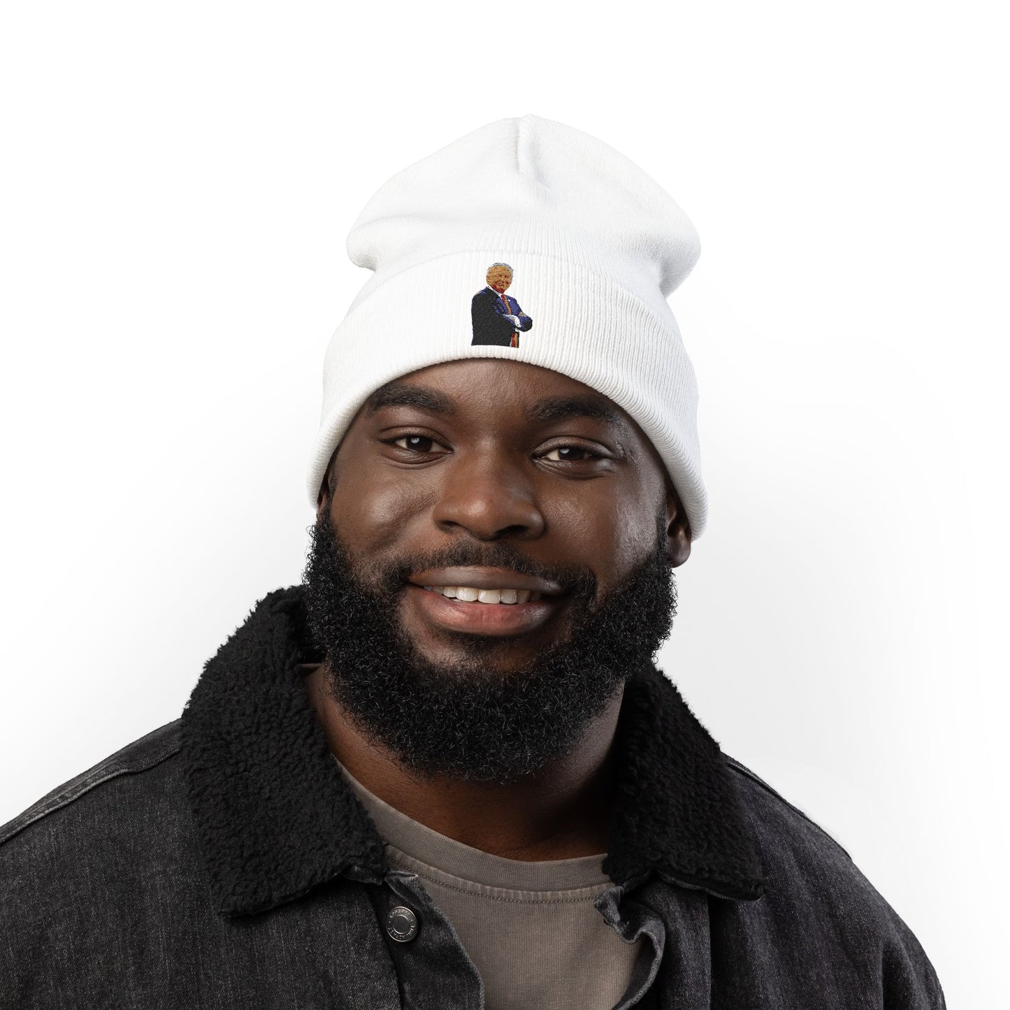 Beanie Hat President Trump Always On The Mind Embroidered