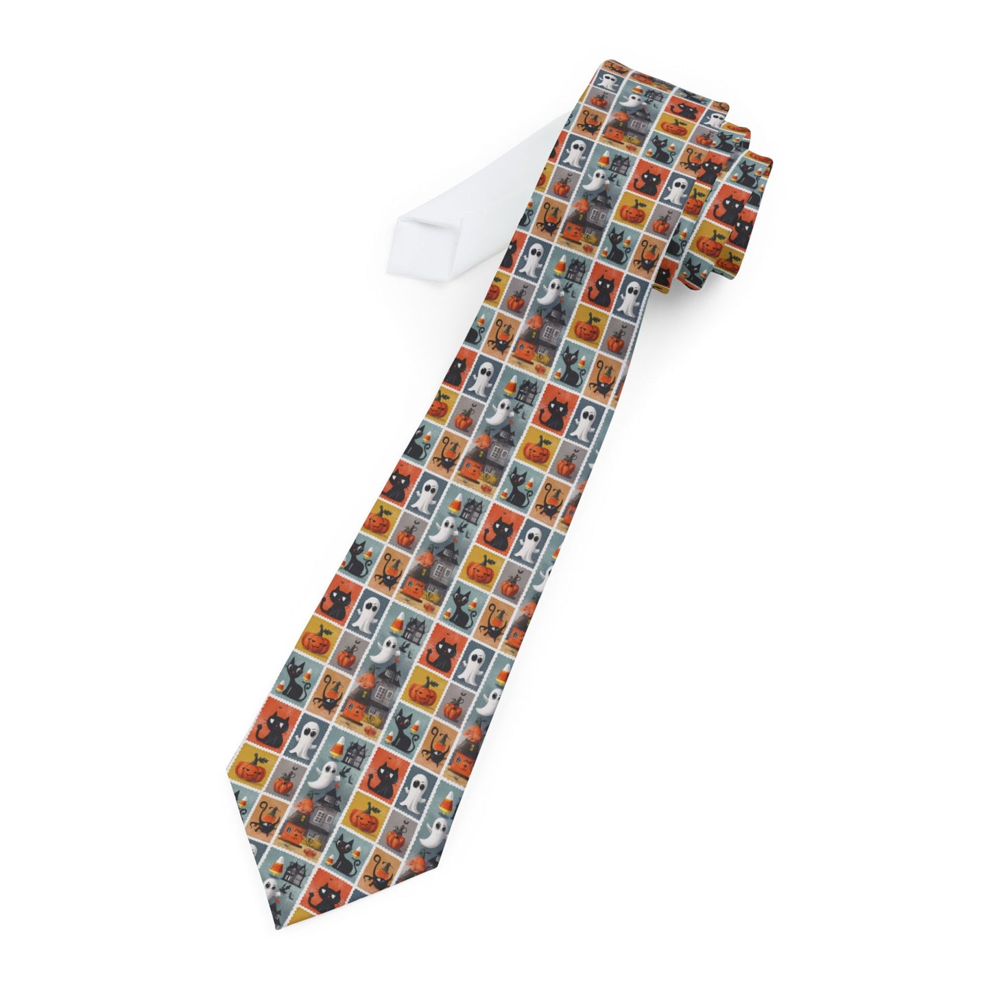 Stylish Necktie with Abstract Artwork, Unique Gift for Men, Formal Wear Accessory, Office Attire, Creative Neckwear