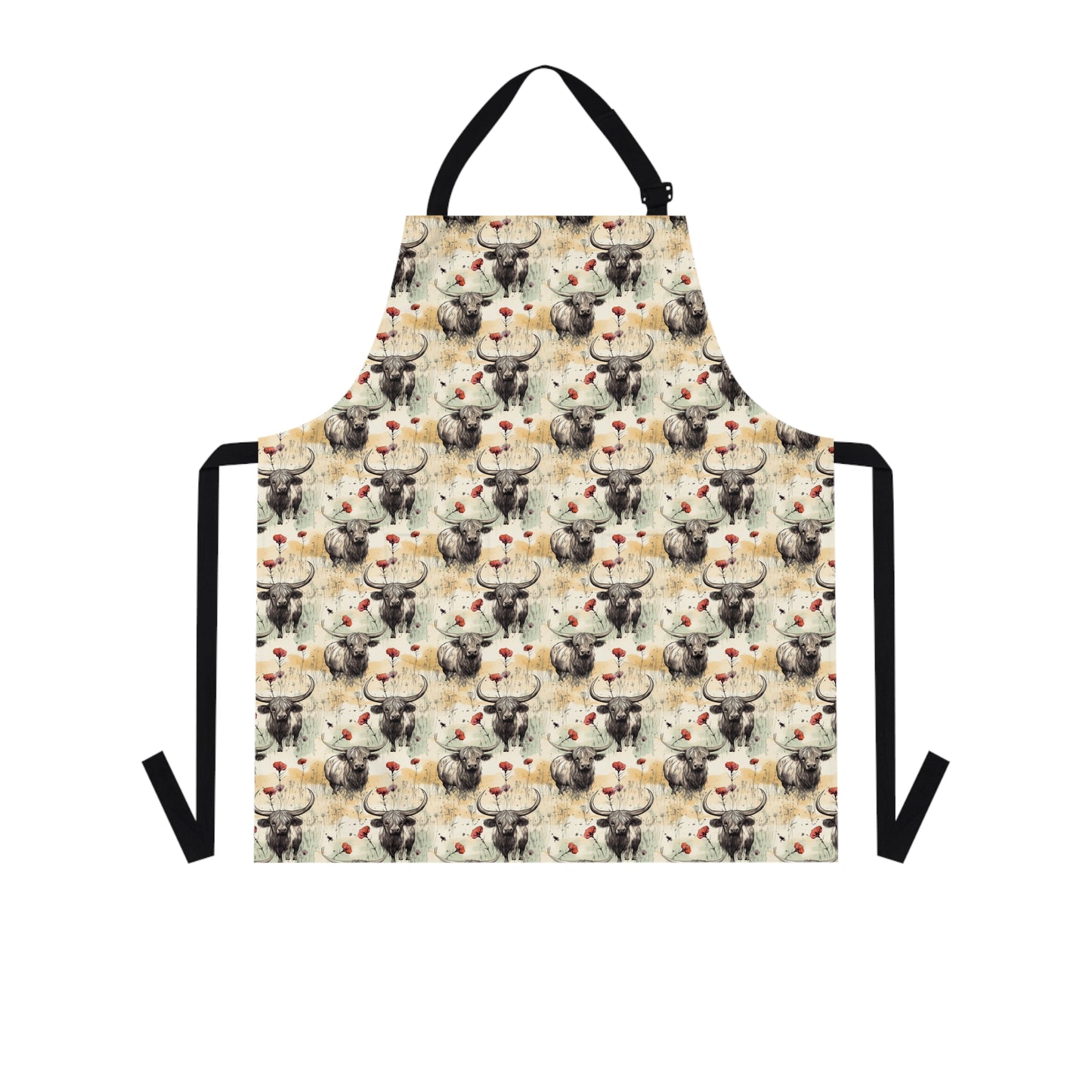 Grunge Highland Cow Print | Homestead Kitchen
