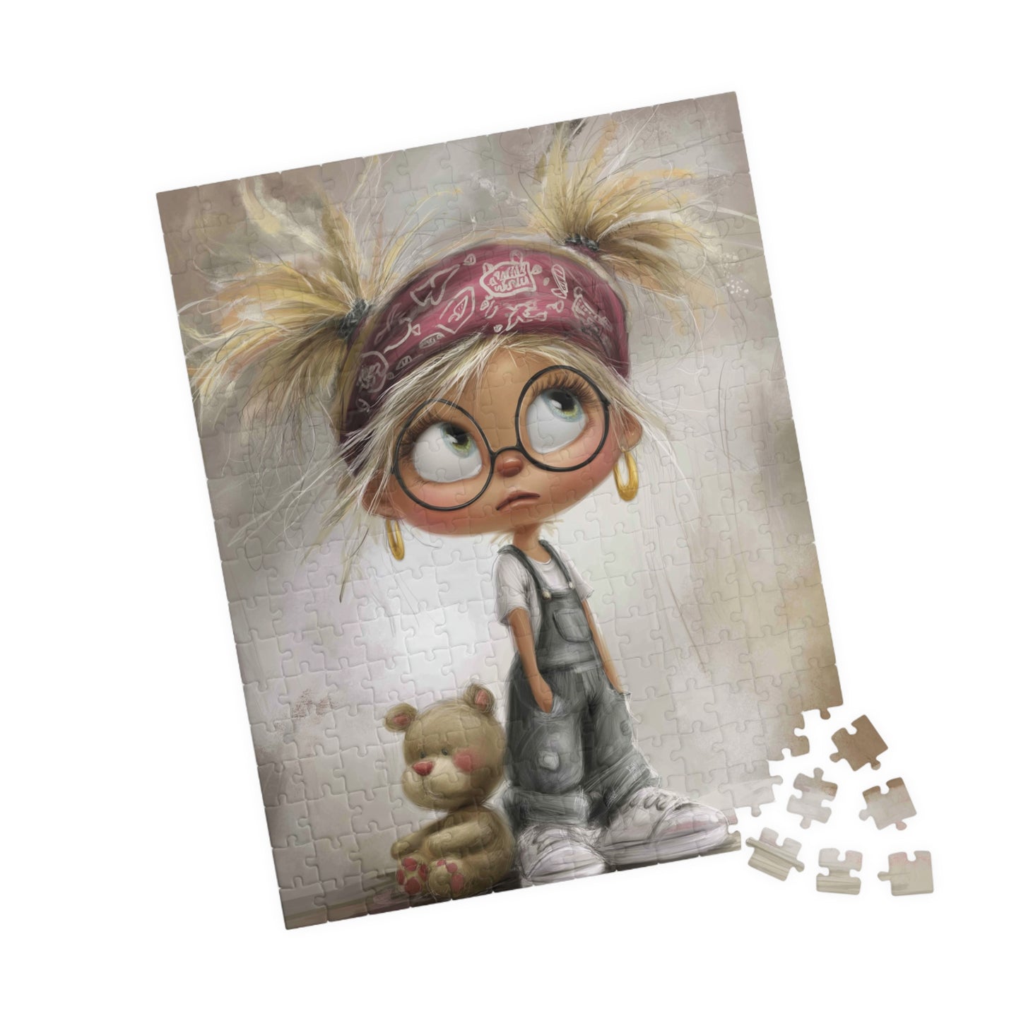 Charming Artwork Puzzle, Fun Family Activity, Gift for Kids, Unique Home Decor, Stress Relief Puzzle