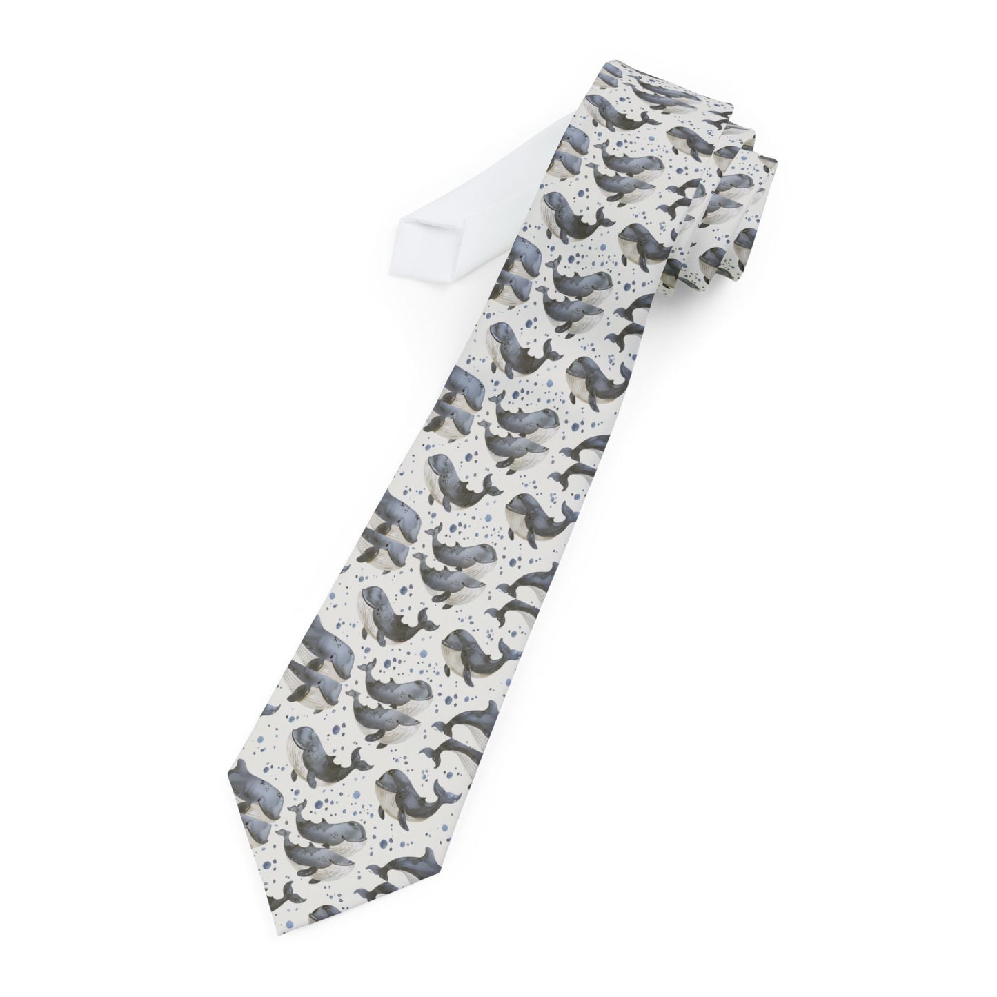 Necktie - Happy Little Whales Design