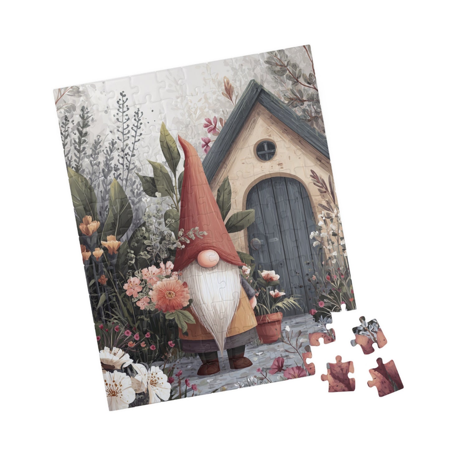 Autumn Gnome Puzzle: 110, 252, 520, 1014-piece, Fun Family Activity, Gift for Garden Lovers, Perfect for Gatherings