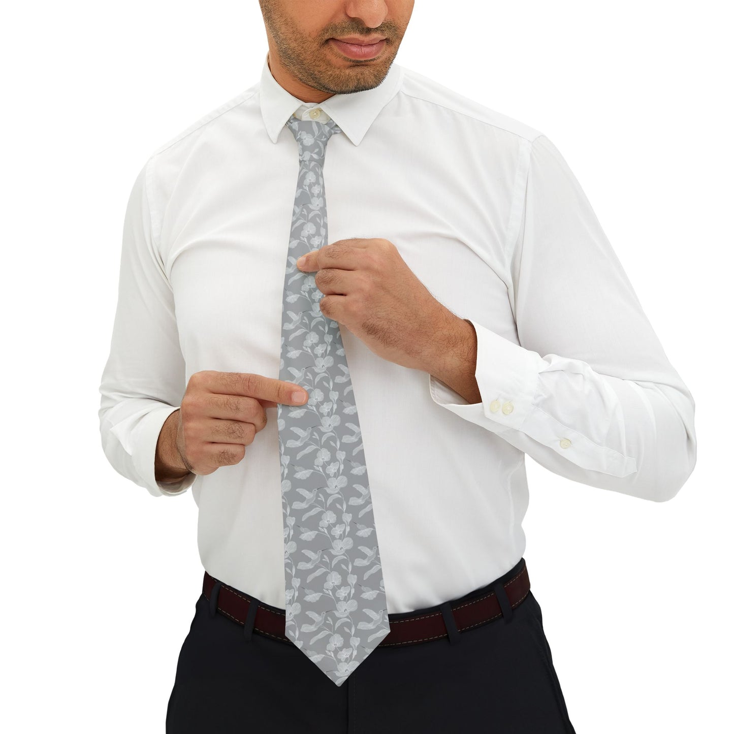 Elegant Floral Necktie | Perfect Gift for Weddings, Father's Day, Business Attire, Casual Events, and Stylish Men