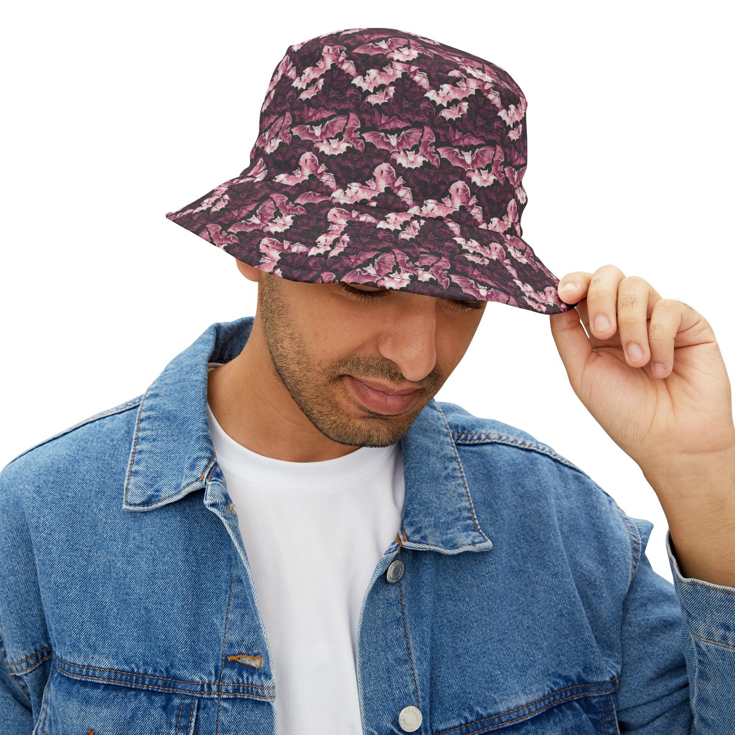 Floral Print Bucket Hat, Summer Accessory, Trendy Hat for Beach Days, Stylish Hat for Outdoor Events, Gift for Nature Lovers