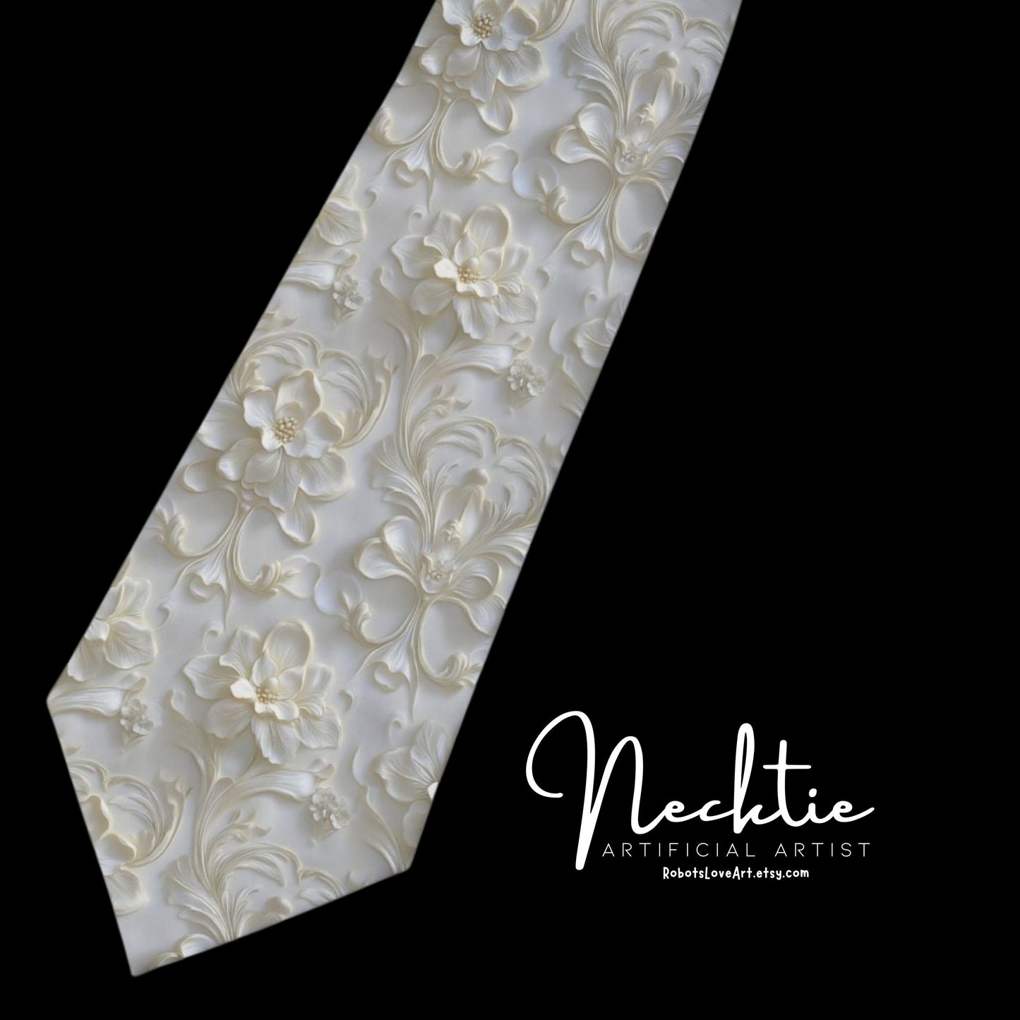 Elegant Floral Necktie for Formal Occasions, Wedding Accessory, Men’s Suit Tie, Stylish Gift for Him, Business Attire