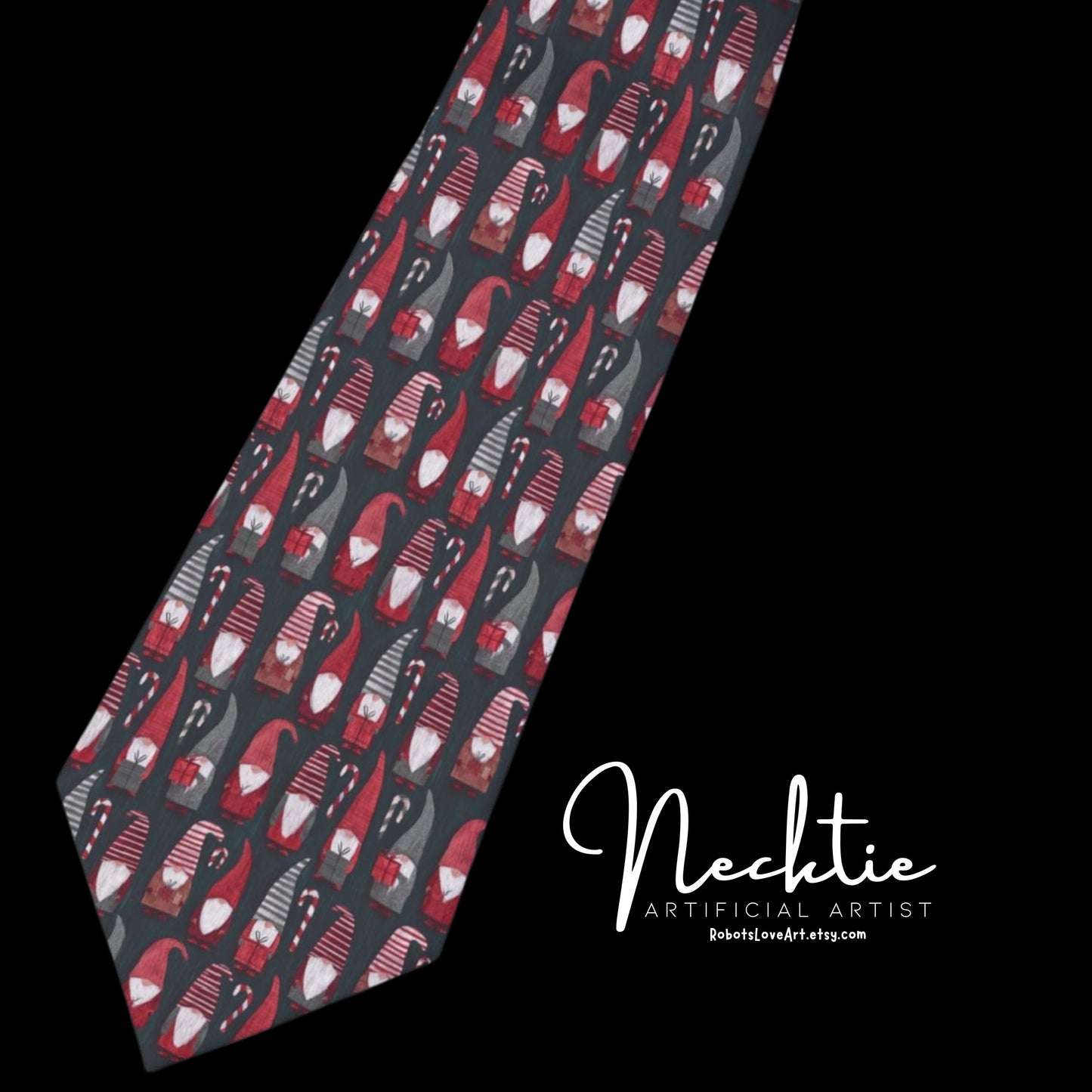 Winter Gnomes Necktie