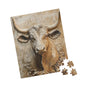 Bull Puzzle, Farmhouse Decor, Jigsaw Puzzle Gift, Cow Art, Family Game Night, Relaxing Hobby, Unique Home Gift