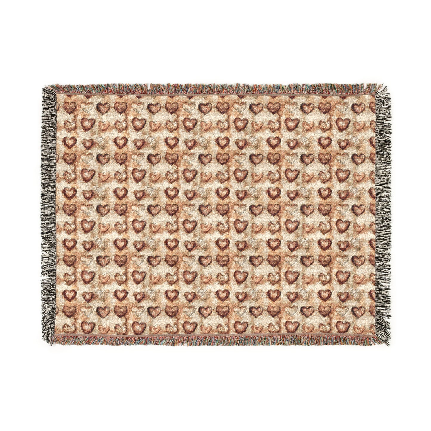 Cozy Woven Blanket for Home Decor, Perfect for Gift Giving, Rustic Style Throw, Comfortable Family Quilt, Holiday Present