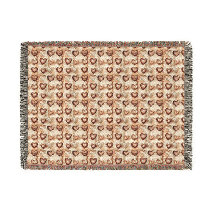 Cozy Woven Blanket for Home Decor, Perfect for Gift Giving, Rustic Style Throw, Comfortable Family Quilt, Holiday Present