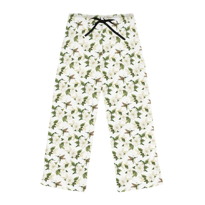 Hummingbird Women's Pajama Pants - Cute Bird Watcher Design