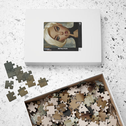 Puzzle with Elegant Woman Design, 110-1014 Pieces for Family Fun, Mindfulness, Game Night, Gift for Art Lovers, Unique Home Décor