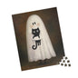 Retro Ghost Cat Puzzle – 110, 252, 520, 1014 Pieces, Perfect for Halloween Decor