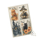 Halloween Themed Puzzle, Jack-O'-Lanterns, Spooky Decor, Family Activity, Fall Fun, Gifting, Seasonal Games