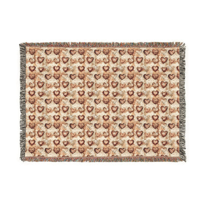 Cozy Woven Blanket for Home Decor, Perfect for Gift Giving, Rustic Style Throw, Comfortable Family Quilt, Holiday Present