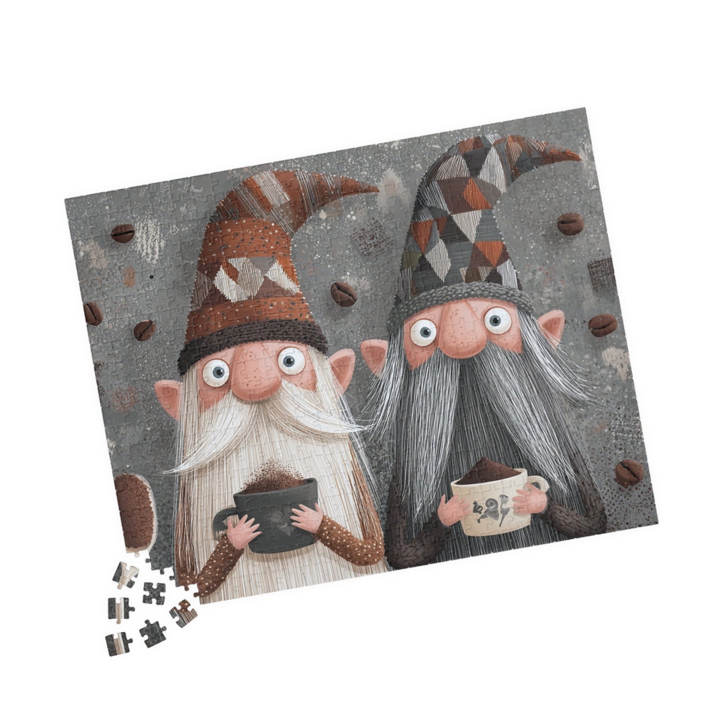 Cozy Coffee-Themed Puzzle | 110, 252, 520, 1014 Pieces | Perfect for Family Fun, Gift for Coffee Lovers, Holiday Activity, Puzzle [...]