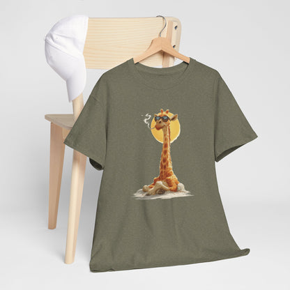 Cool Giraffe Graphic Tee, Unisex Funny Shirt, Casual Summer Top