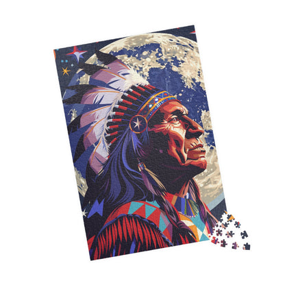 Native American Inspired Puzzle - 110 to 1014-piece, Educational Gift, Cultural Appreciation, Heritagemontagery
