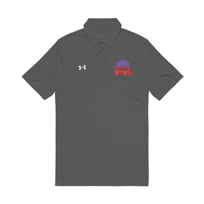 Under Armour® Men's Polo Shirt Embroidery Republican Elephant with 'Trump' Text