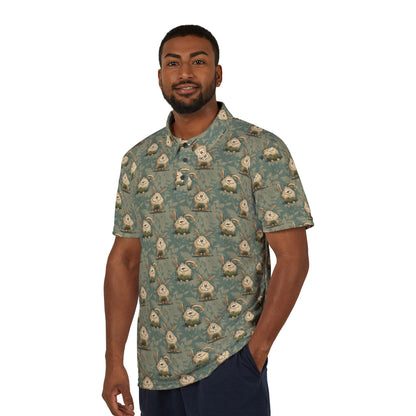 What a Cute Kitty Print Polo Shirt | Unisex Shirt
