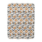 Cozy Halloween Sherpa Fleece Blanket - Spooky Skull & Pumpkin Design, Perfect for Fall Decor, Horror Movie Nights, Gift Idea