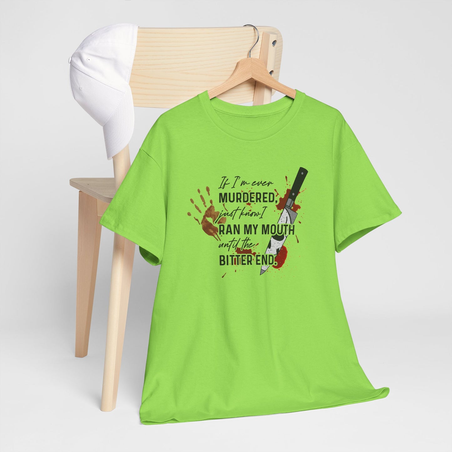 Murder Mystery Unisex Tee, True Crime Funny T-Shirt, Unique Gift, Graphic Tee