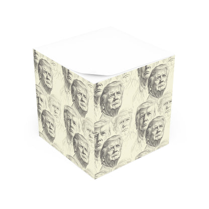 Donald Trump Inspired Note Cube, Political Gift, Office Decor, Fun Writing Supplies, Desk Accessories
