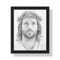 Framed Jesus Poster, Christian Art, Religious Decor, Inspirational Wall Art, Home Decoration, Gift for Faith