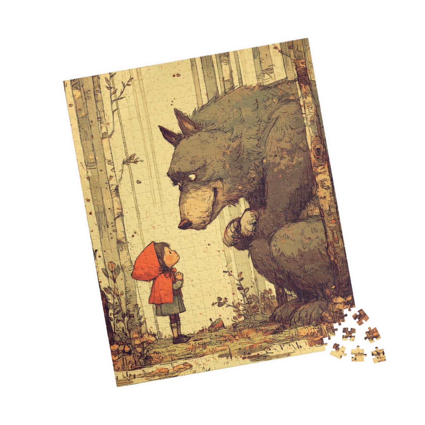 Woodland Adventure Puzzle - 110, 252, 520, 1014-piece, Family Game, Children's Gift, Nature Decor, Indoor Activity