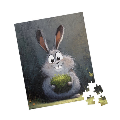 Cute Bunny Puzzle for Family Fun, 110-1014 Piece Jigsaw Game, Cozy Gift for Kids and Adults, Perfect for Holidays, Family Nights