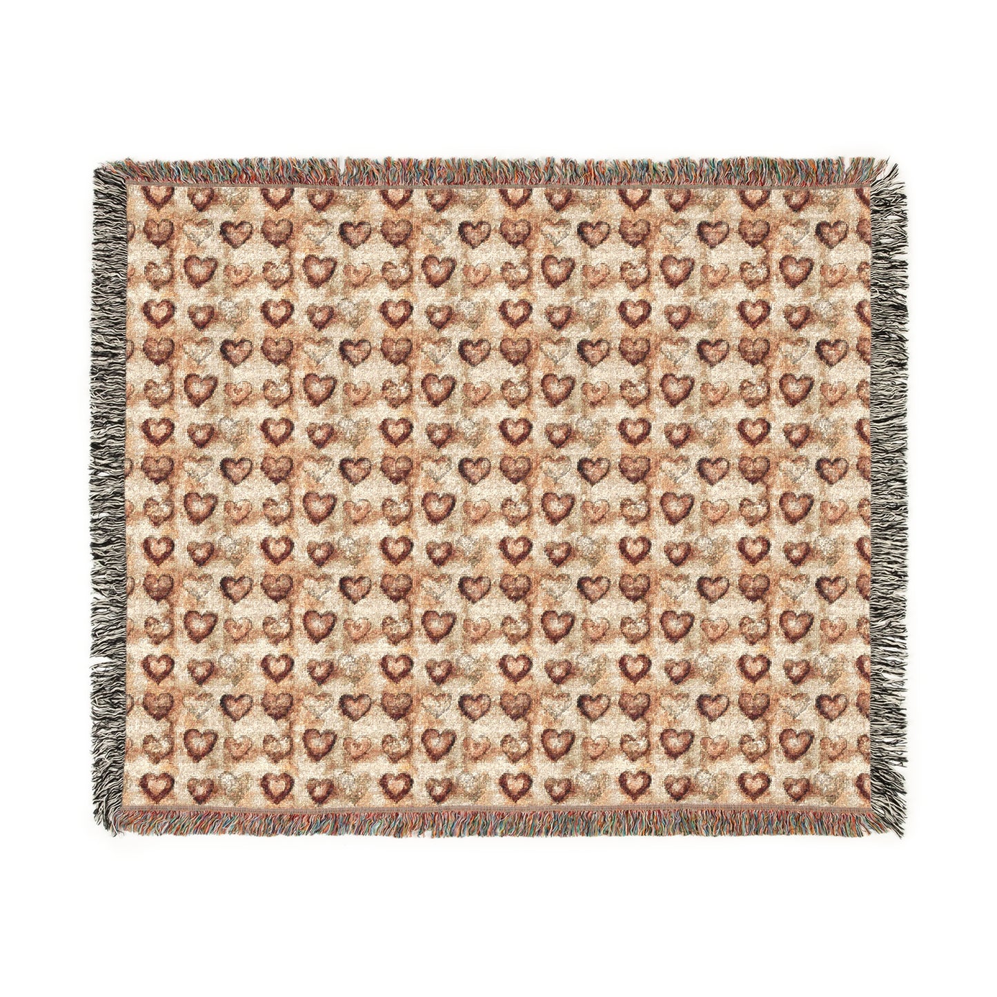 Cozy Woven Blanket for Home Decor, Perfect for Gift Giving, Rustic Style Throw, Comfortable Family Quilt, Holiday Present