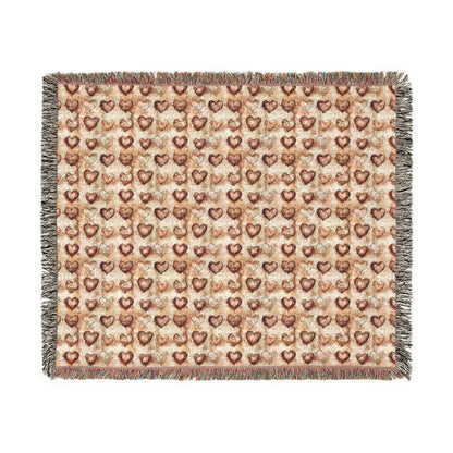 Cozy Woven Blanket for Home Decor, Perfect for Gift Giving, Rustic Style Throw, Comfortable Family Quilt, Holiday Present
