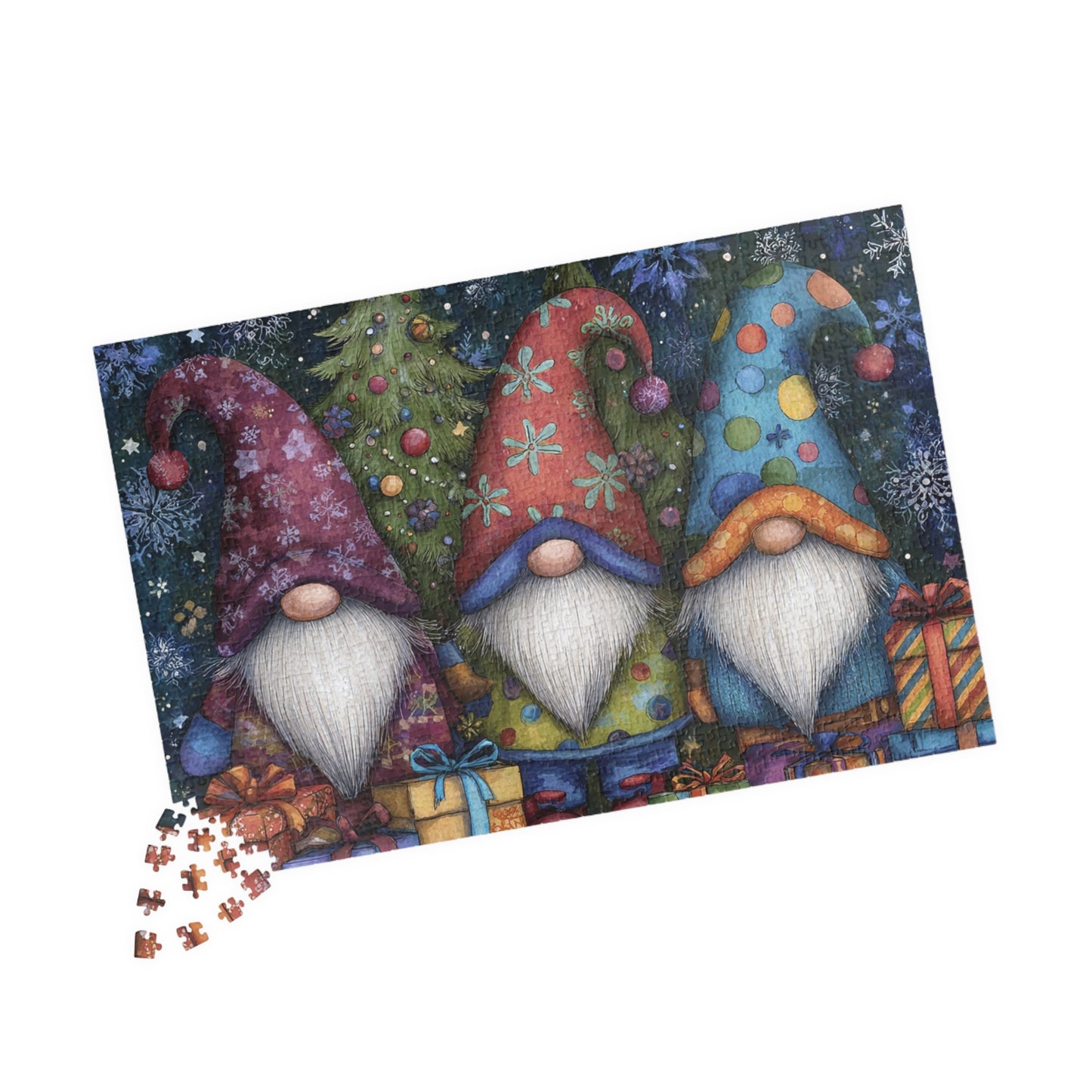 Christmas Gnome Puzzle, 110-1014 Piece Jigsaw Puzzle