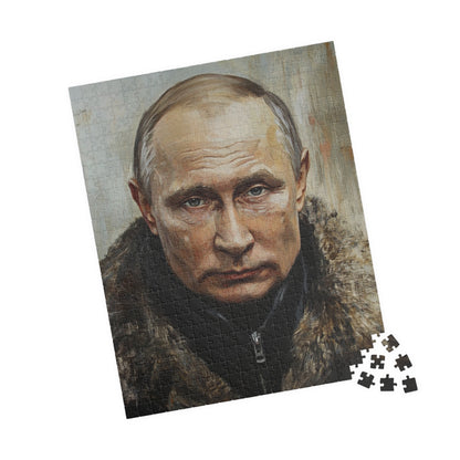 Puzzle - President Vladimir Putin in Fur Coat