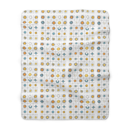 Sherpa Fleece Blanket - Gift for New Baby Astrology Lover