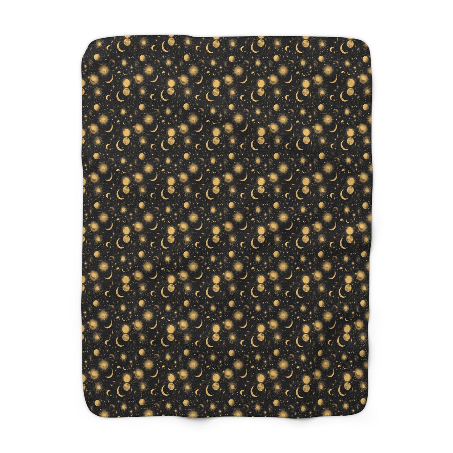 Cozy Sherpa Fleece Blanket, Starry Nights Throw, Perfect for Gifts, Home Decor, Warm Comfort for Any Season