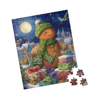 Holiday-Themed Puzzle, Christmas Jigsaw for Family Fun, Winter Decor Gift, Seasonal Activity, Kids & Adults, Festive Home Entertainment