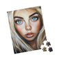 Stunning Art Puzzle featuring Beautiful Portrait, Mindful Gift for Adults, Family Game Night, Home Decor, Challenging Entertainment