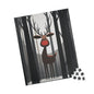 Reindeer Puzzle (110, 252, 520, 1014-piece) | Cozy Winter Fun, Family Game Night, Holiday, Rudolf Themed