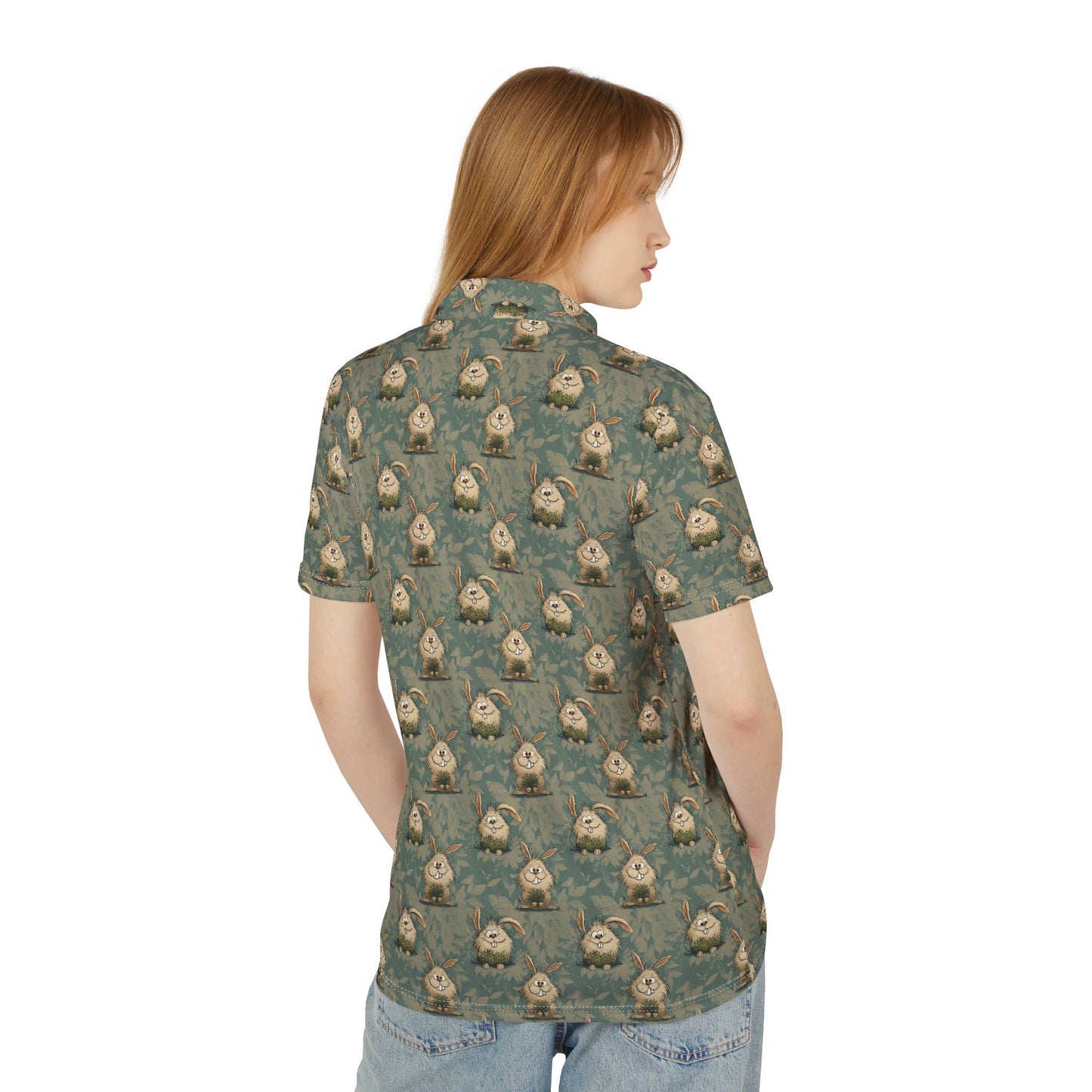 What a Cute Kitty Print Polo Shirt | Unisex Shirt